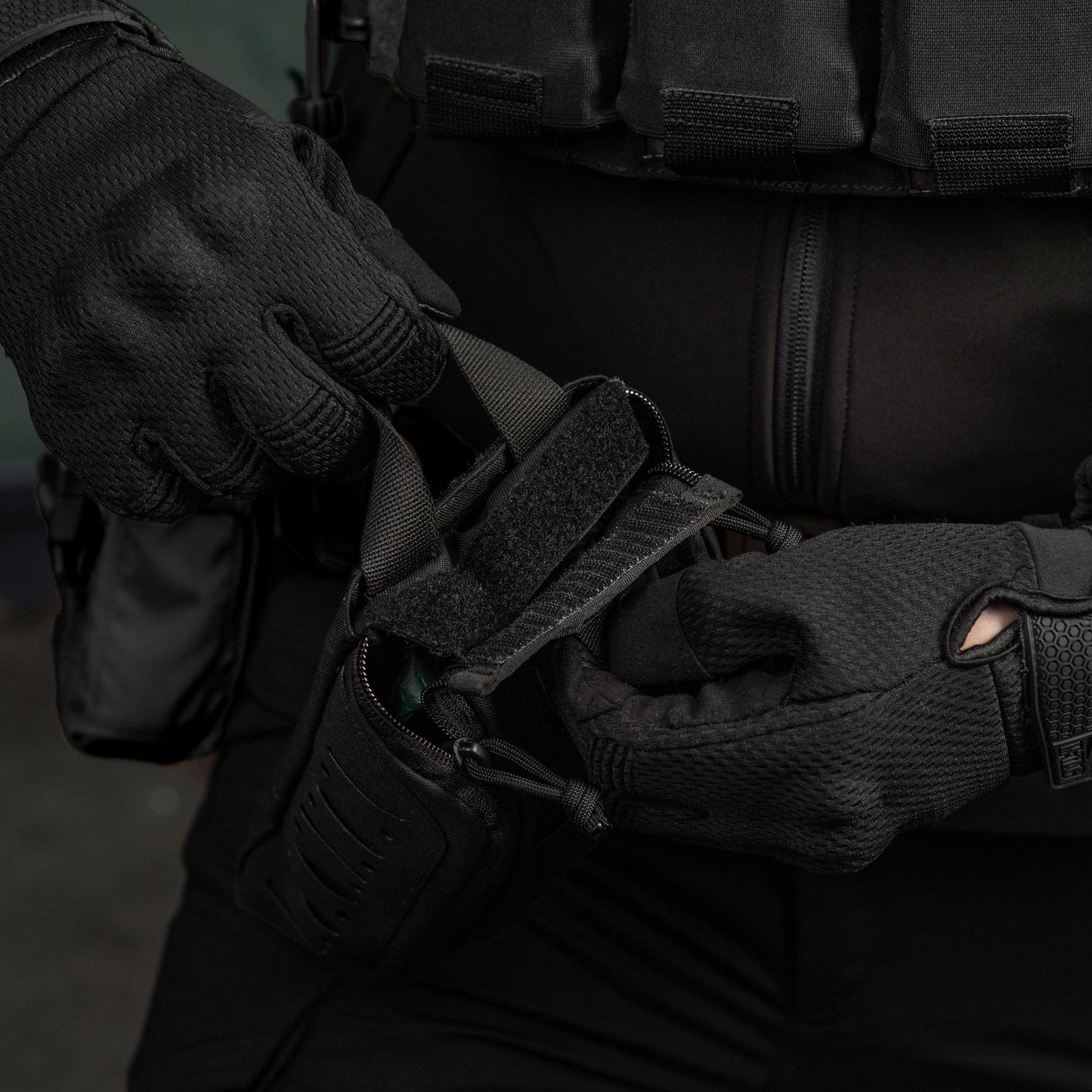 M-Tac підсумок медичний Elite Rip Off Gen.II Black