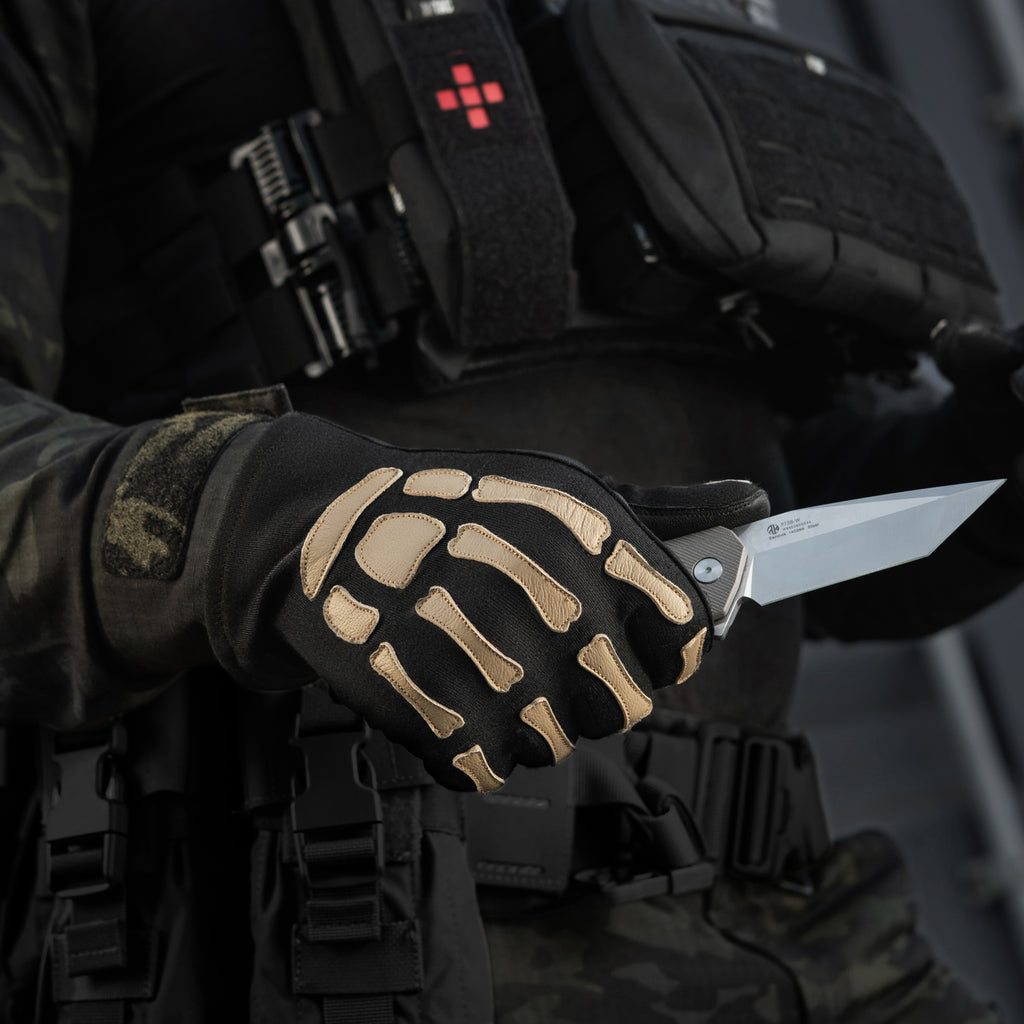 M-Tac рукавички Skeleton Black/Coyote