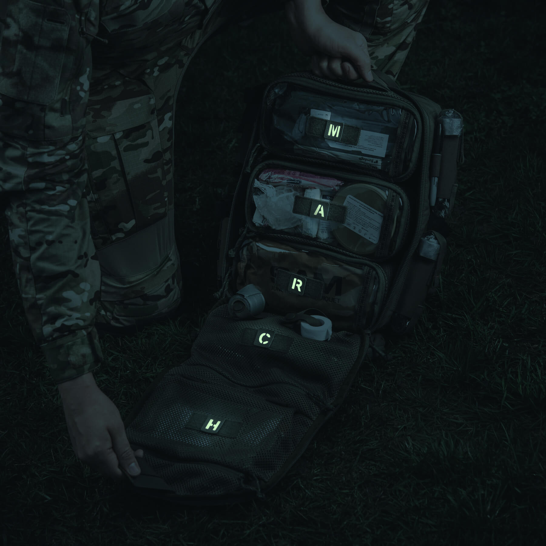 M-Tac нашивка MARCH Ranger Green/GID