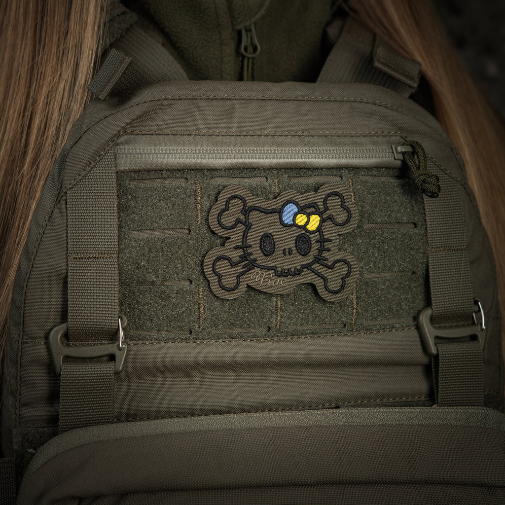 M-Tac нашивка KITTY контур (вишивка) Ranger Green
