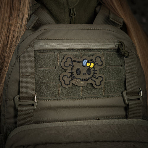 M-Tac нашивка KITTY контур (вишивка) Ranger Green