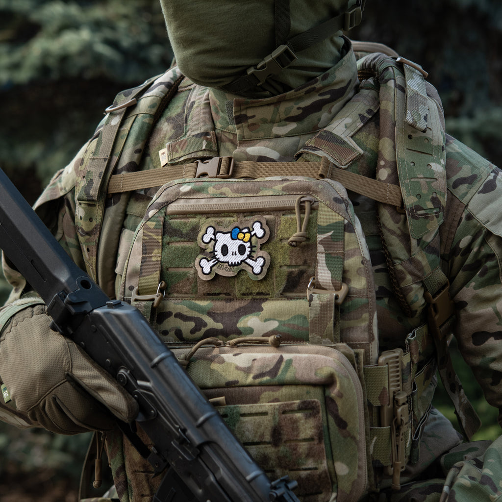 M-Tac нашивка KITTY (вишивка) White/Multicam