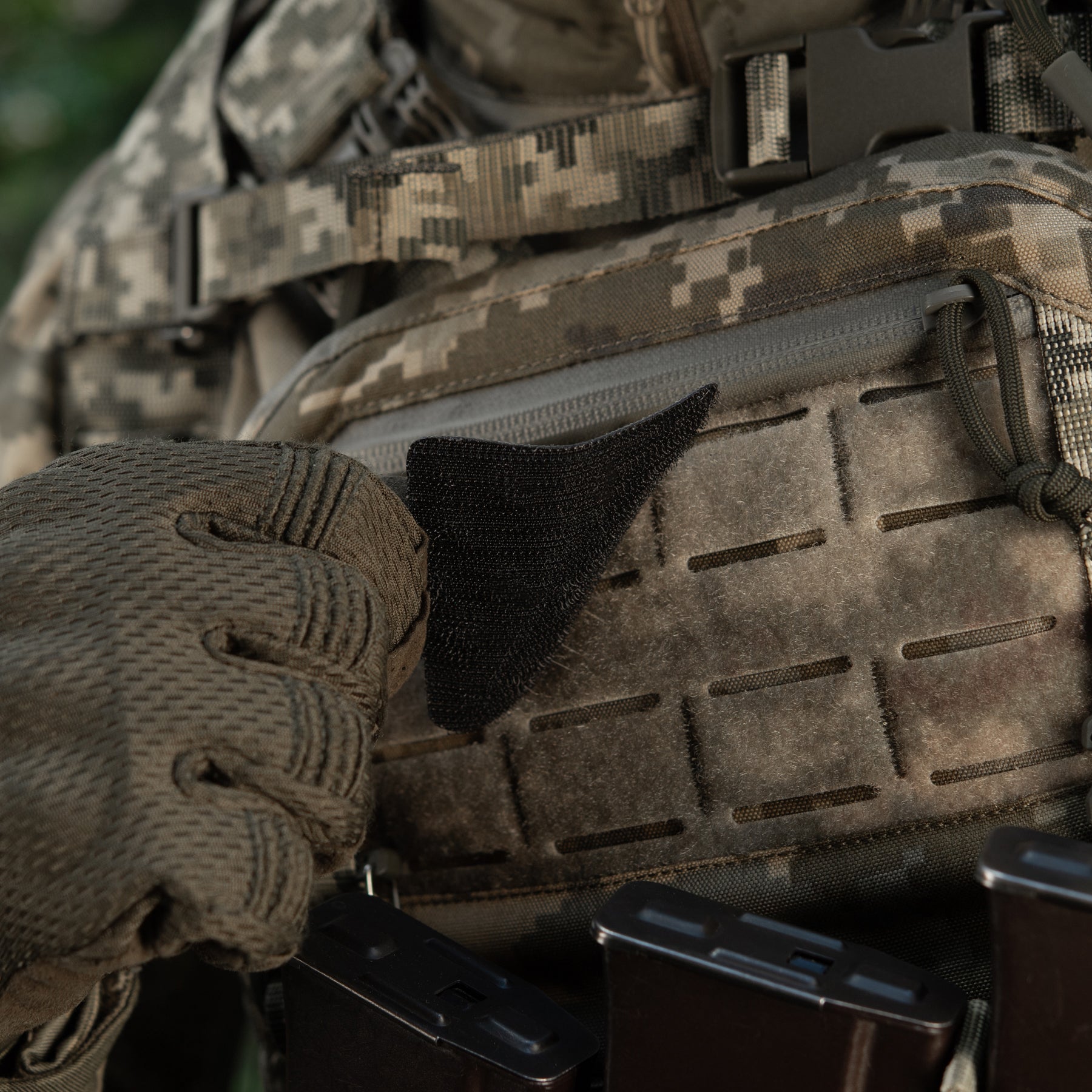 M-Tac нашивка Тризуб Мальви (вишивка) Ranger Green