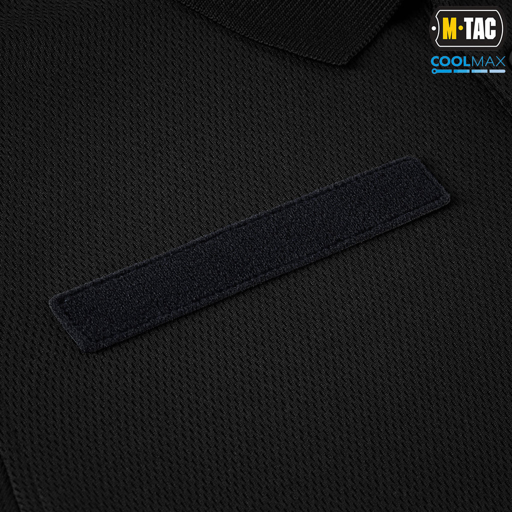 M-Tac поло Elite Tactical Coolmax Black/Dark Navy Blue