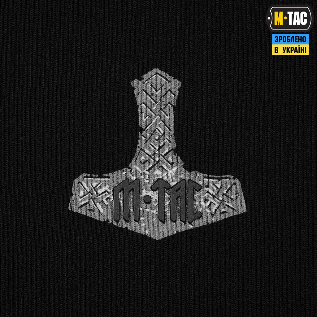 M-Tac кофта Hoodie Ragnarok Cotton Hard Black