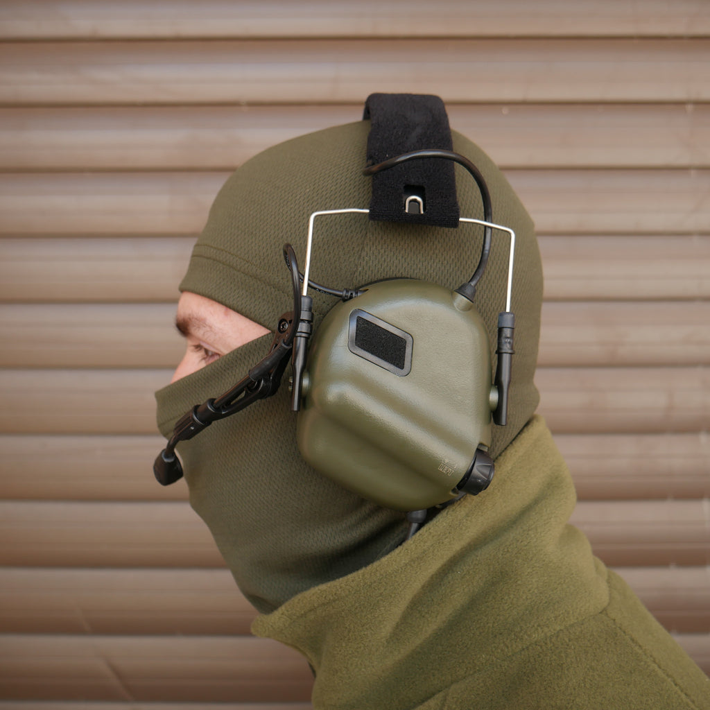 Навушники EARMOR M32 Олива з універсальним кріпленням