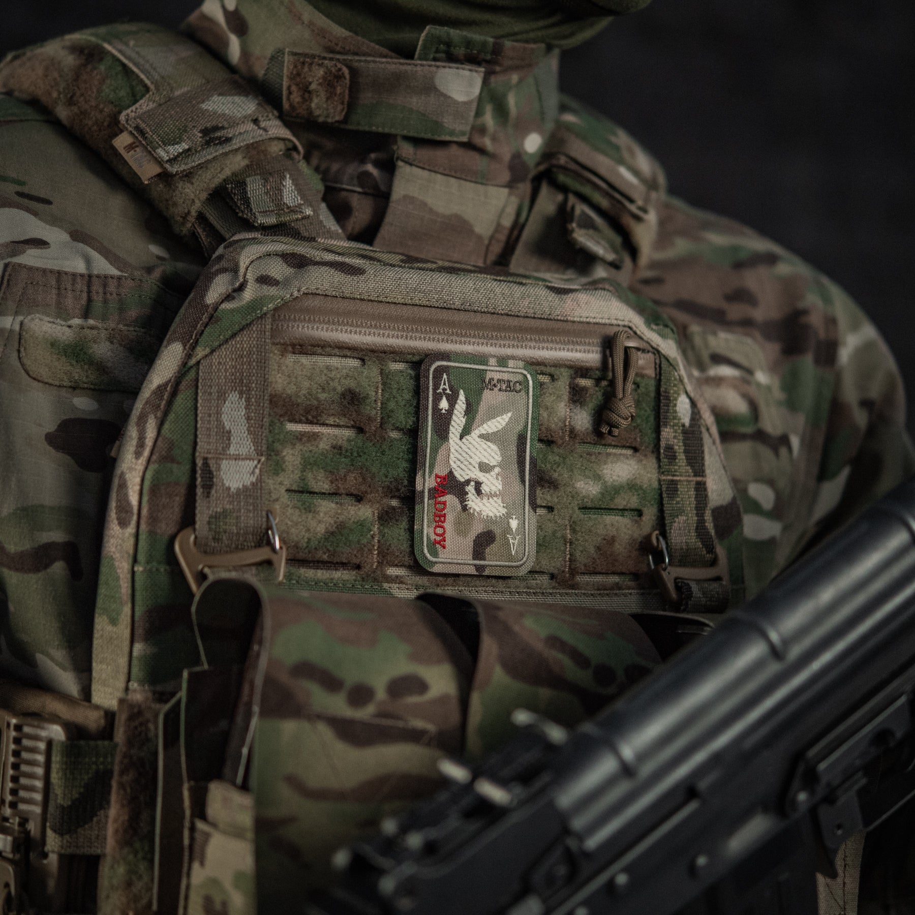 M-Tac нашивка Bad Boy (вишивка) Multicam