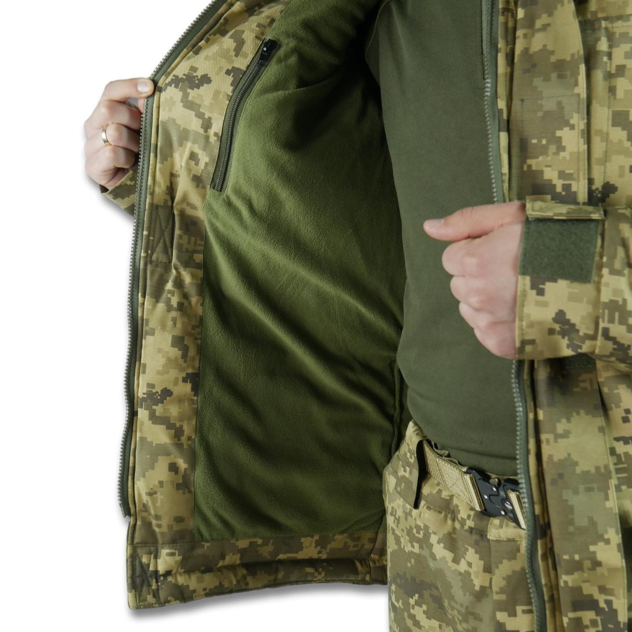 Зимовий бушлат піксель