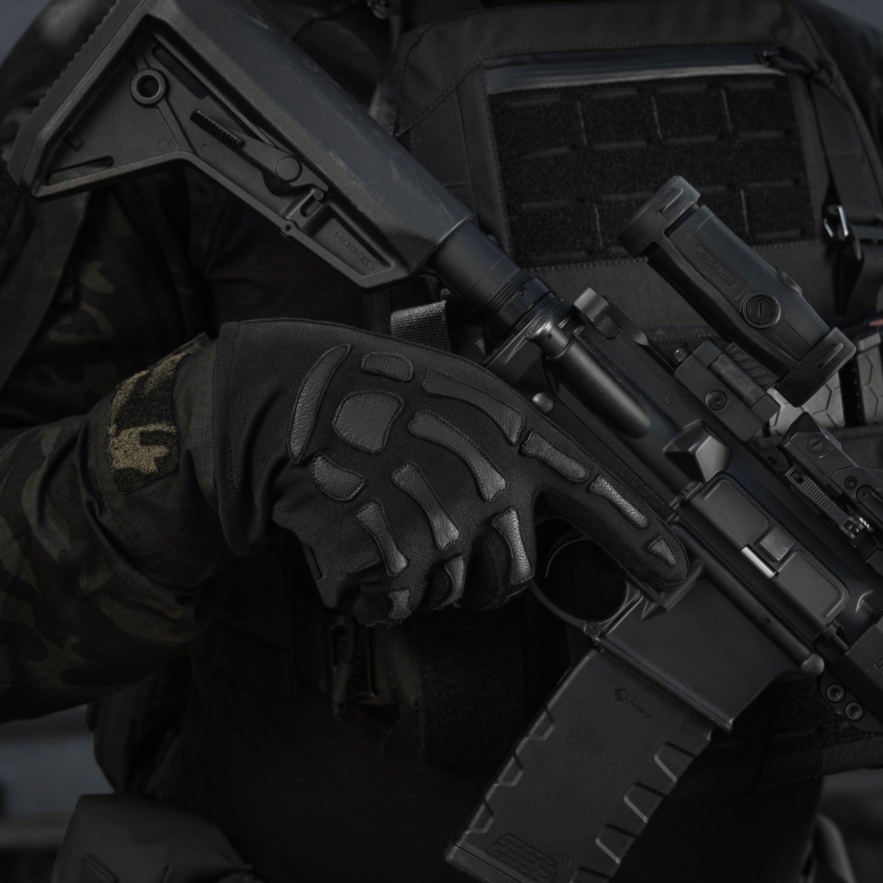 M-Tac рукавички Skeleton Black