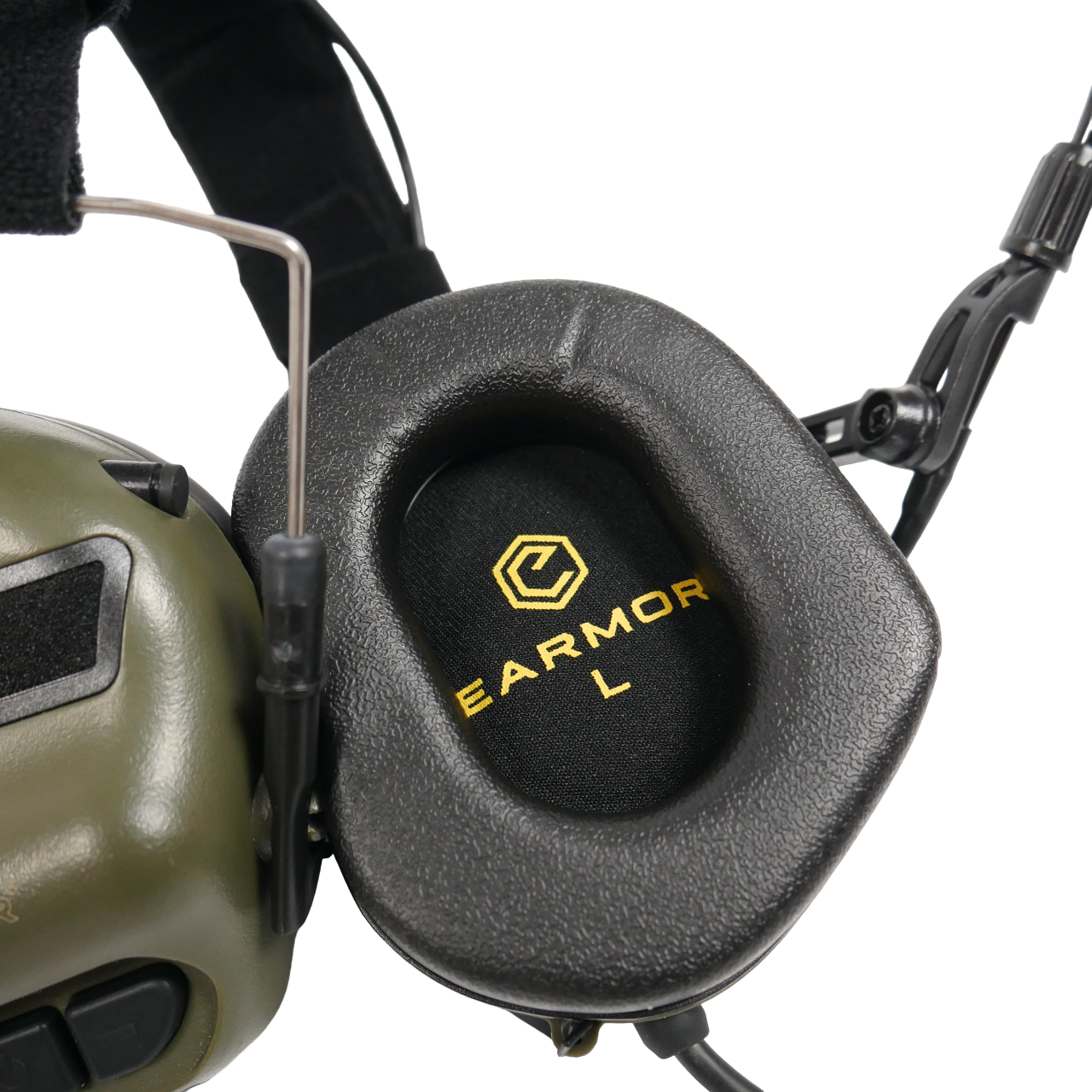 Комплект навушники EARMOR M32 з адаптером "Чебурашка" Хакі