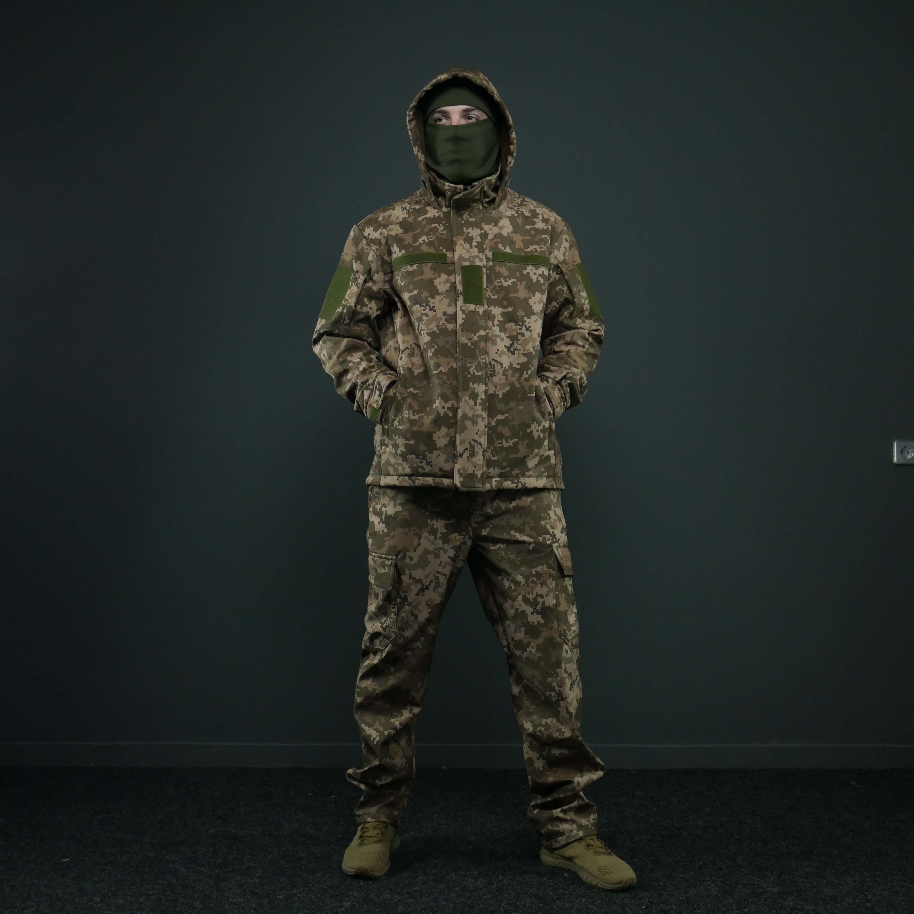 Демісезонний костюм Softshell Kiborg Піксель