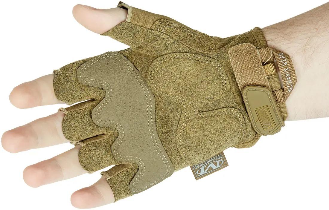Рукавиці койот Mechanix M-Pact Fingerless
