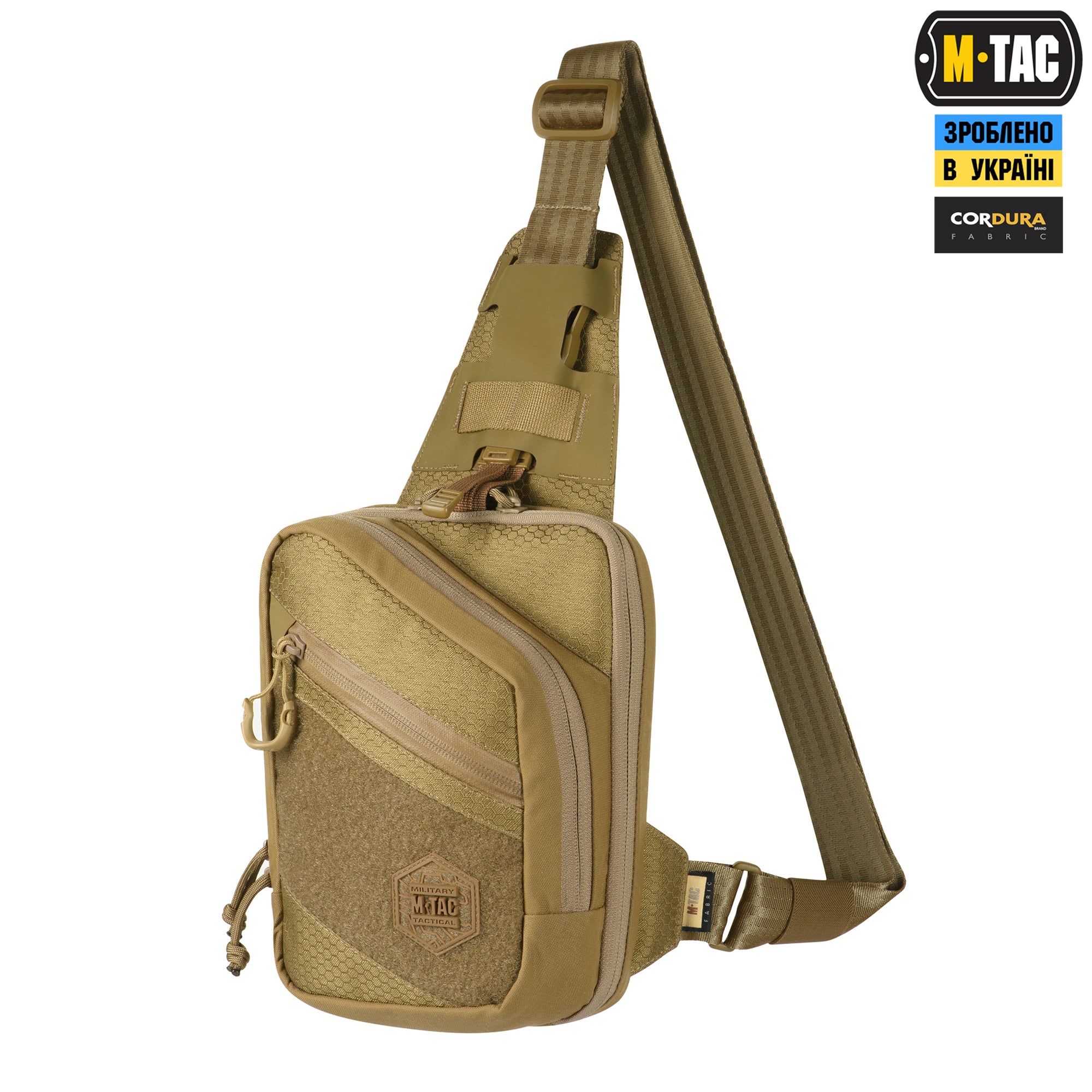 M-Tac сумка Sling Pistol Bag Elite Hex з липучкою Coyote