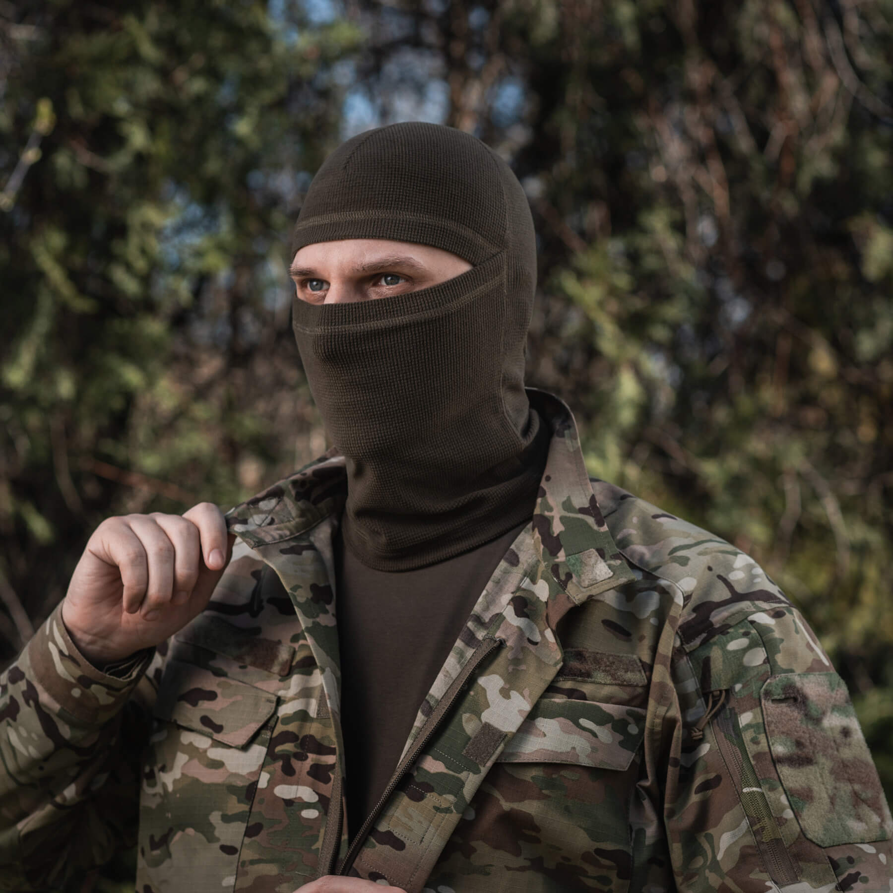M-Tac балаклава-ніндзя Basic мікрофліс ріп-стоп Dark Olive