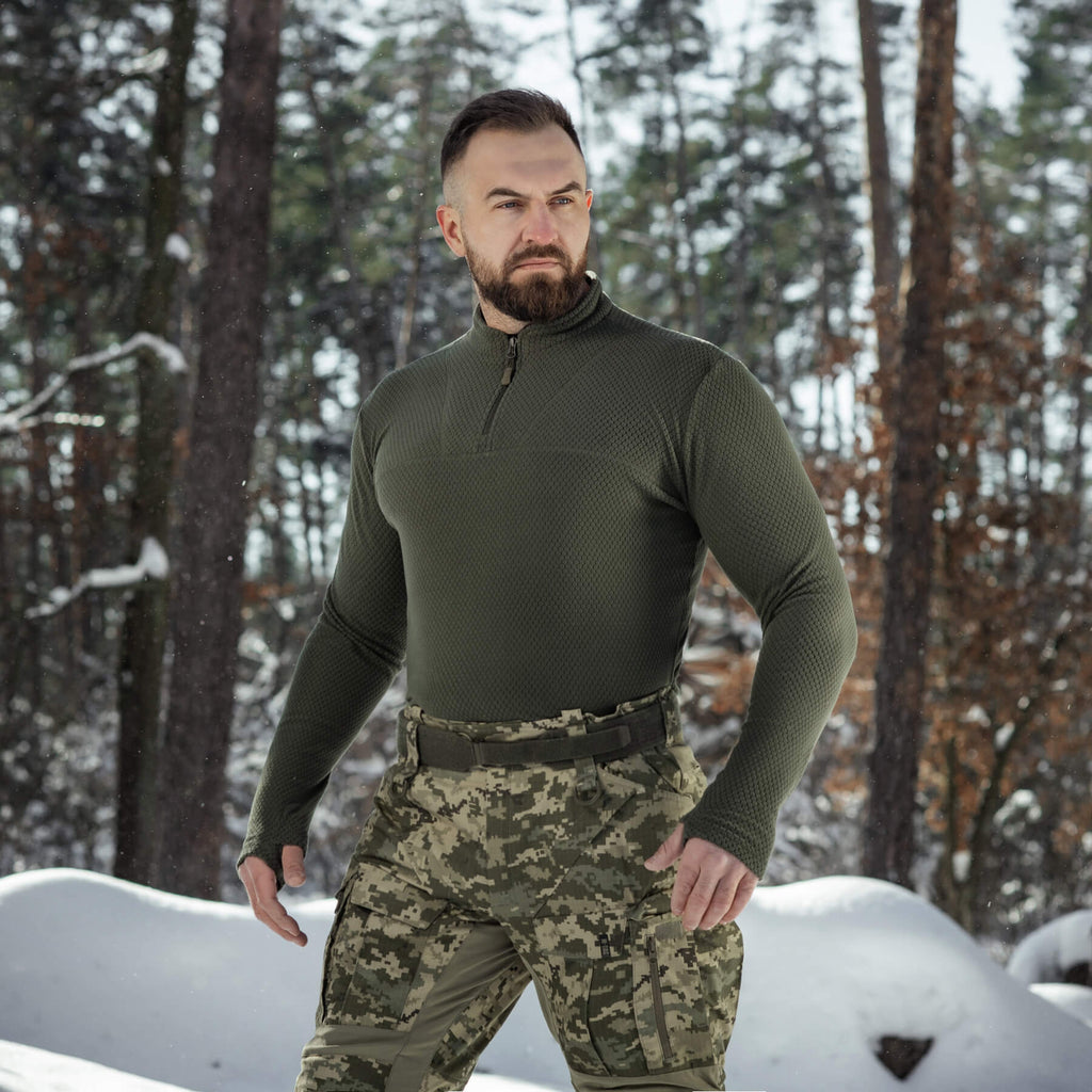 M-Tac термосорочка фліс Delta Level 2 Hex Army Olive