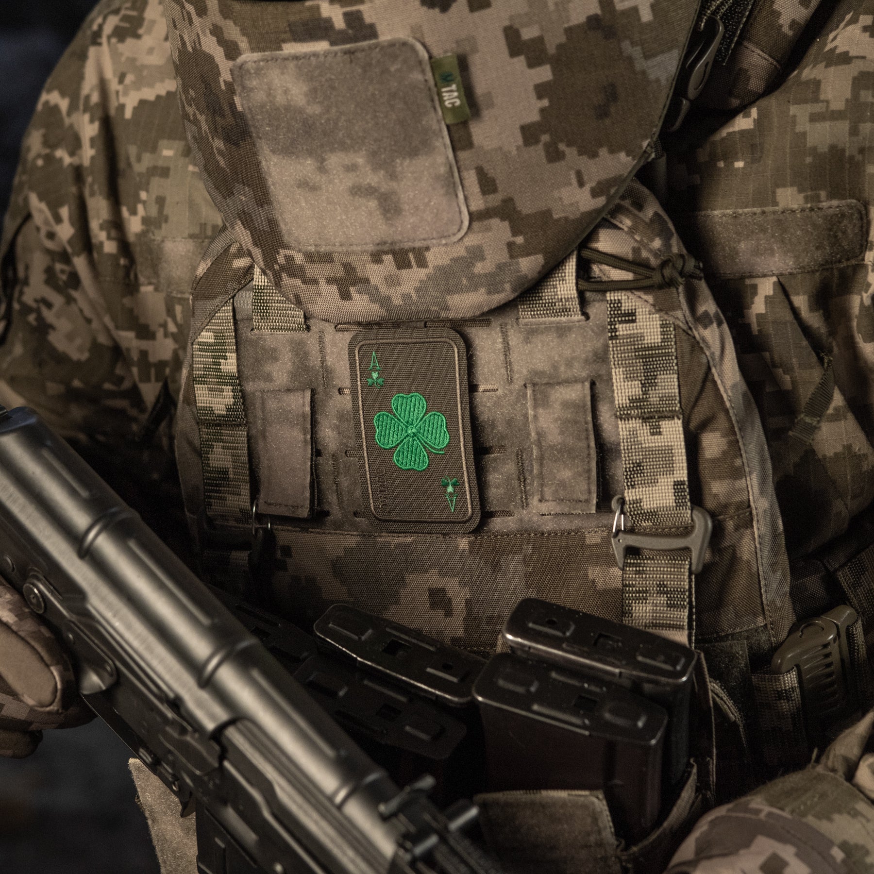 M-Tac нашивка Фартова Карта (вишивка) Ranger Green