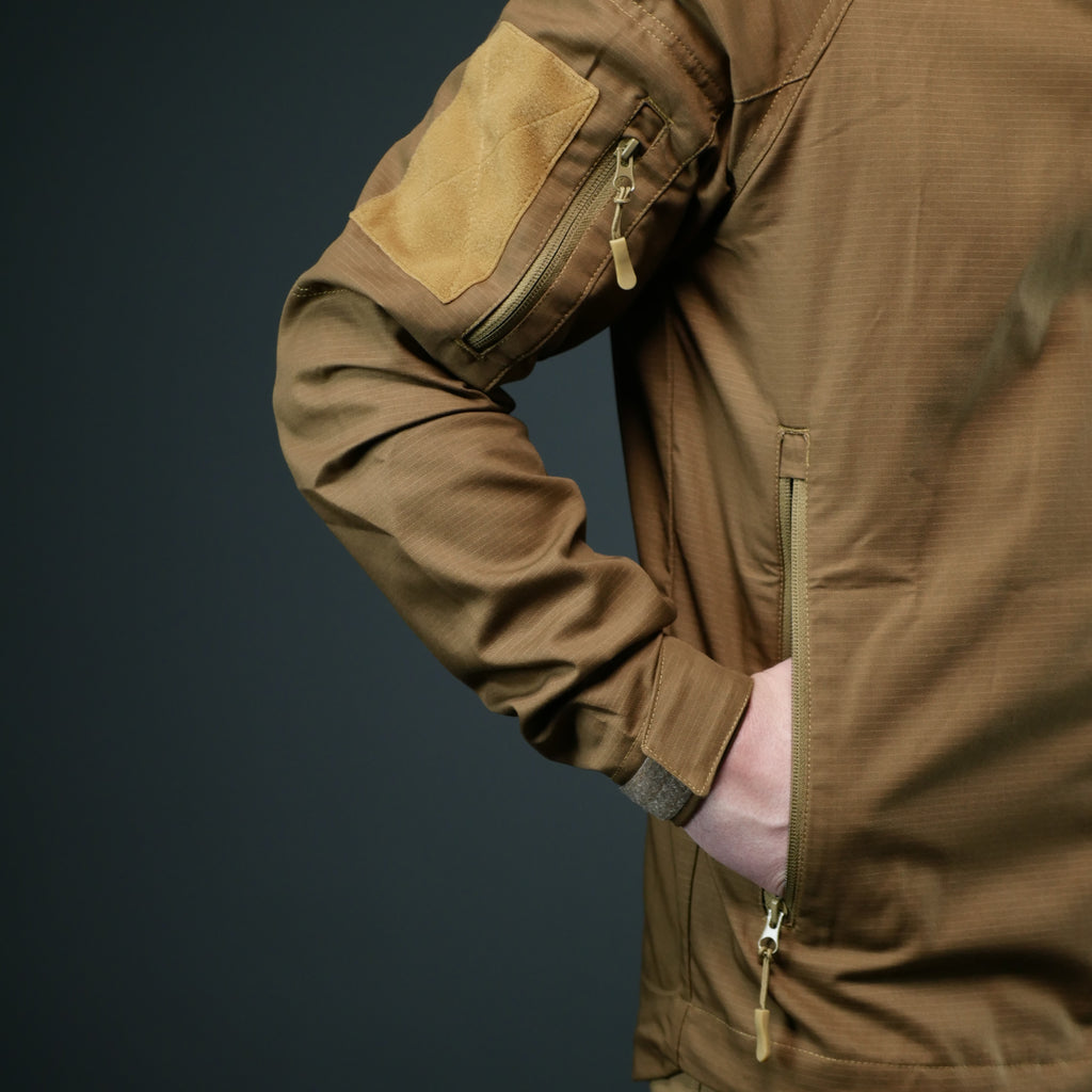 Тактична куртка Twill GEN I | Койот | Літня військова куртка без підкладки