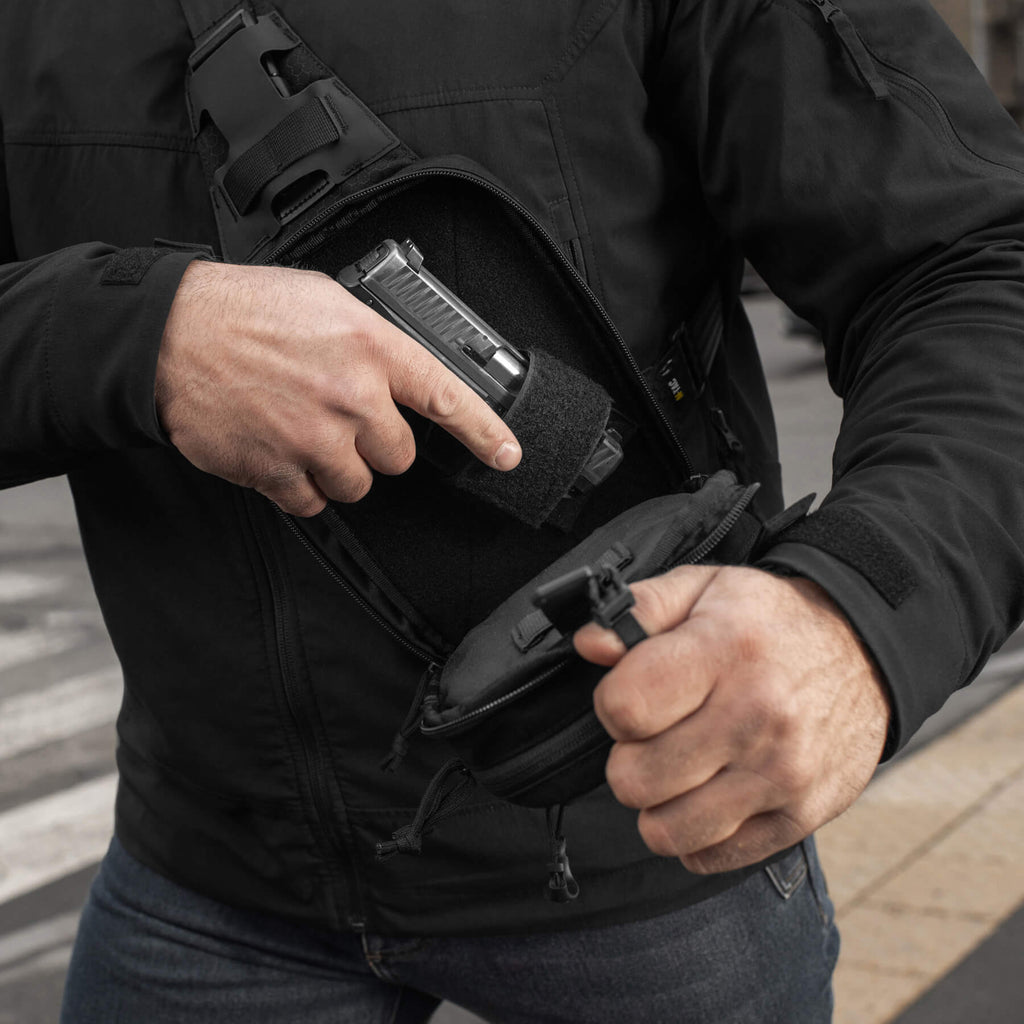 M-Tac сумка Sling Pistol Bag Hex Black