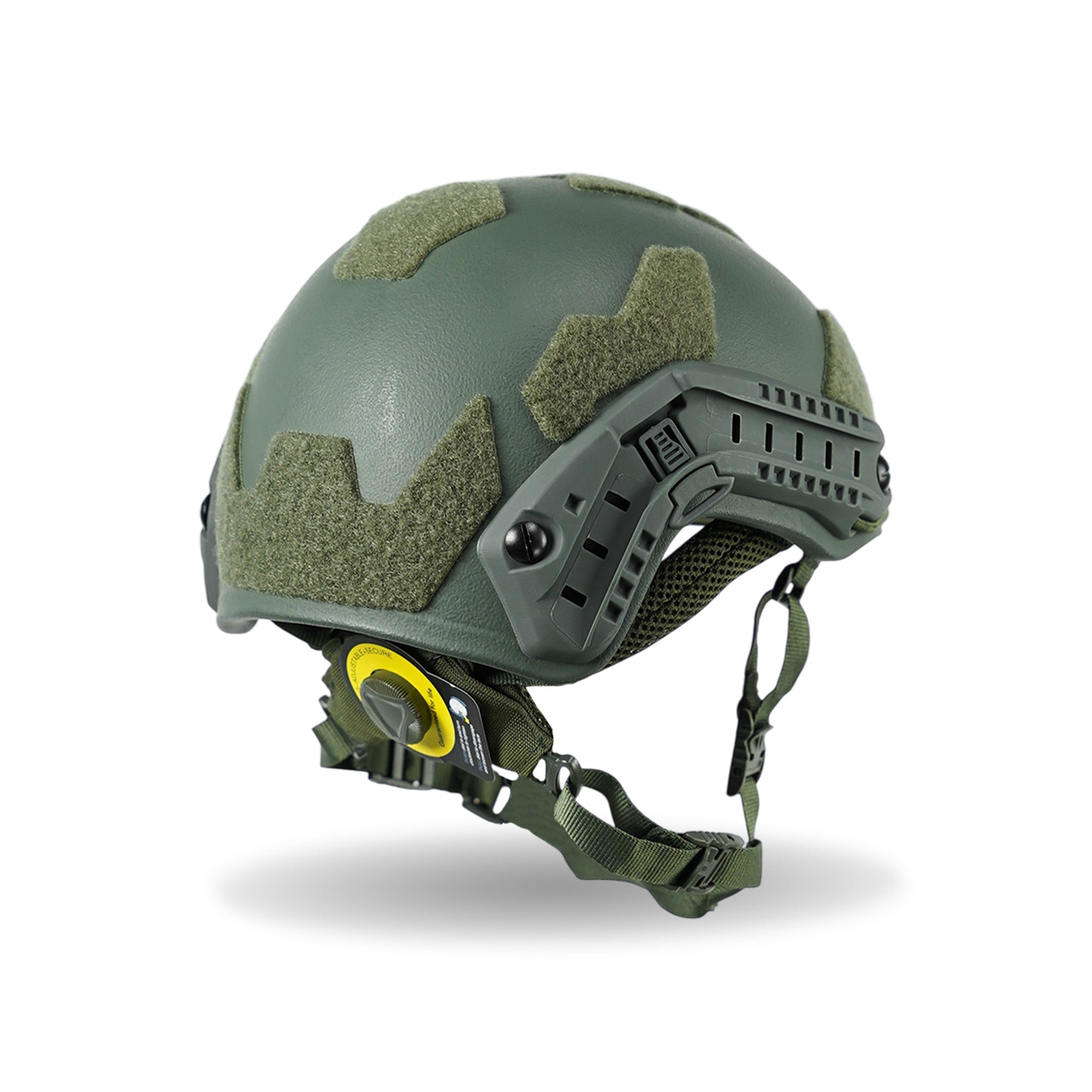 Кевларовий балістичний шолом FAST GEN III Kevlar Olive з кріпленням NVG та рейками
