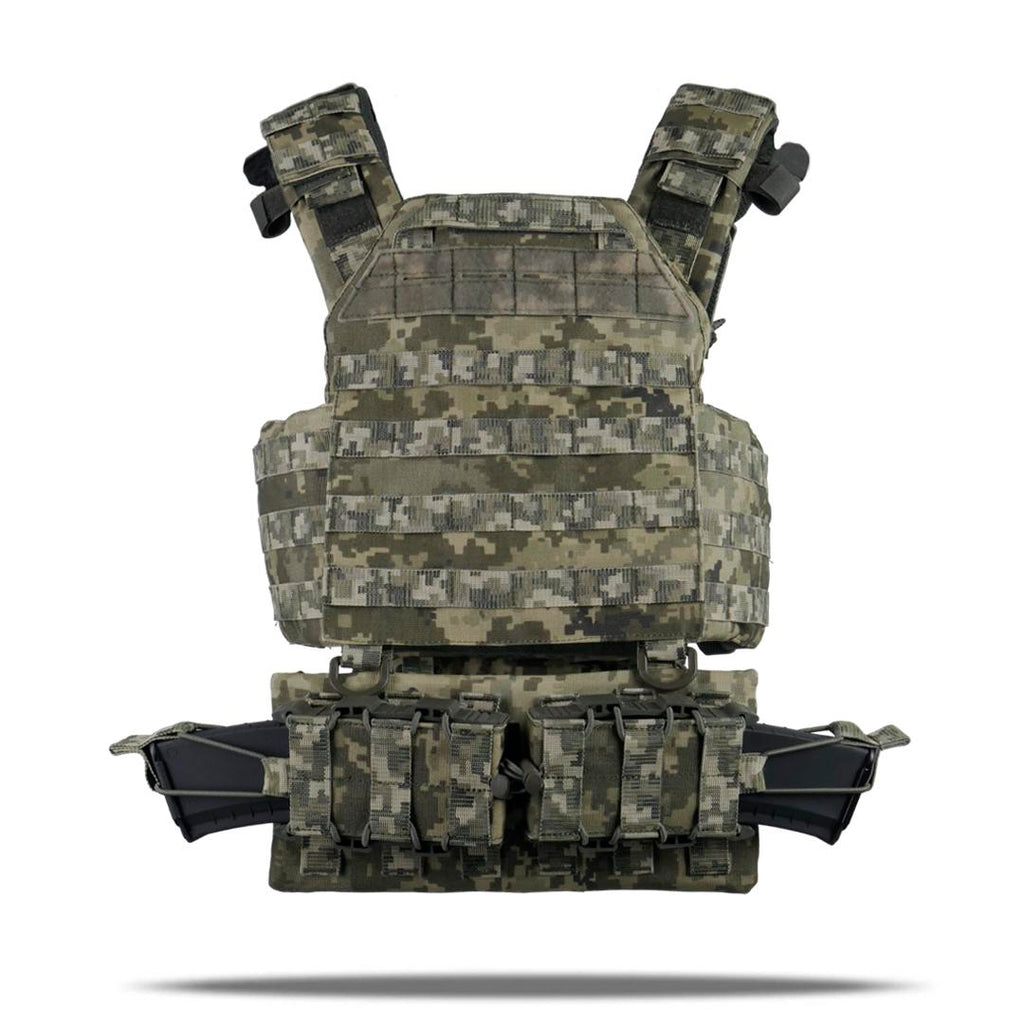 Комплект плитоноска Kiborg Gen.2 + 2 підсумки з балістичним захистом 2 класу