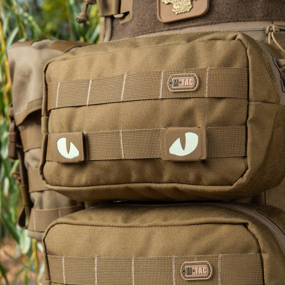 M-Tac нашивка Tiger Eyes Laser Cut (пара) Coyote