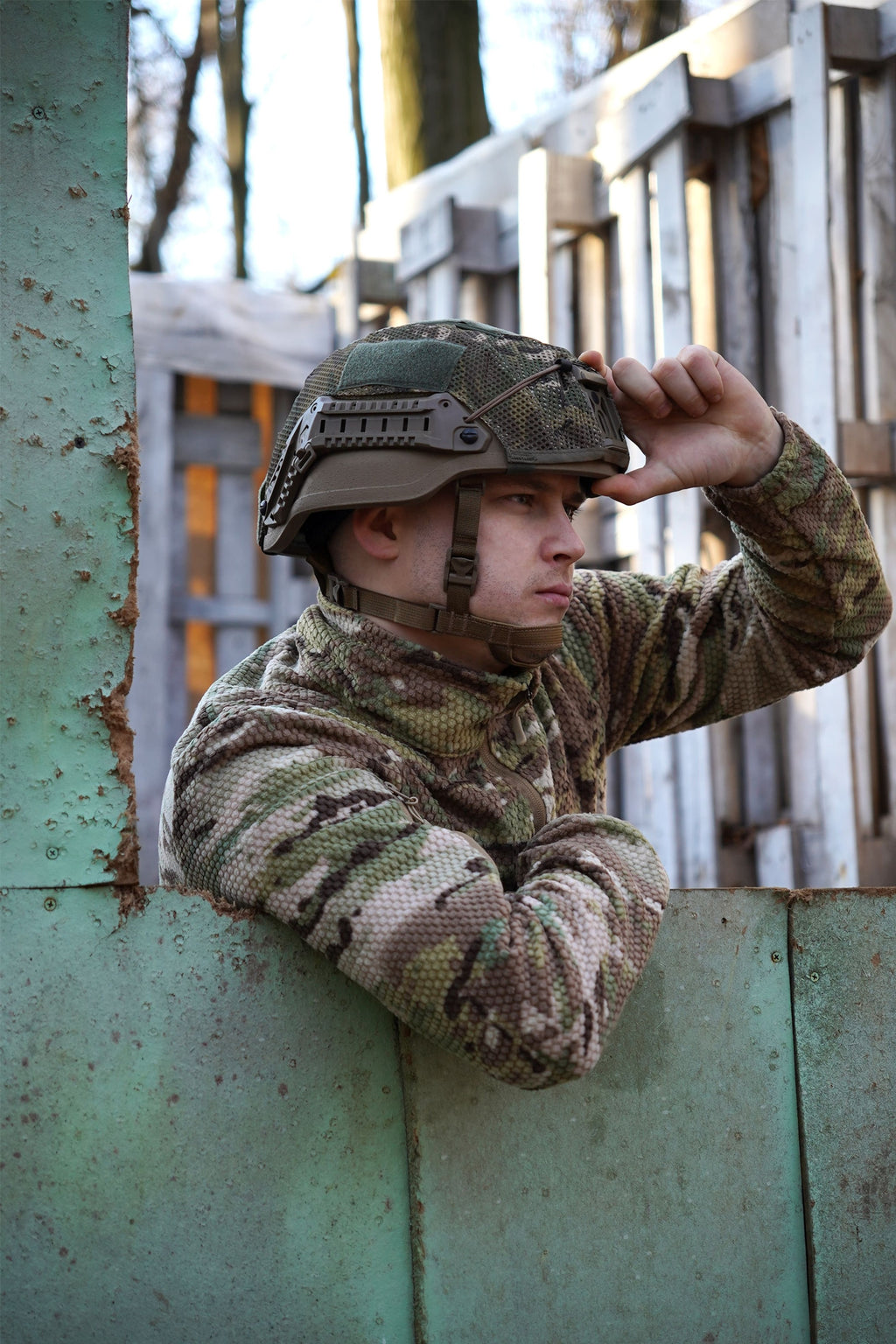 Хорватський Шолом Sestan-Busch Helmet Койот L MID CUT