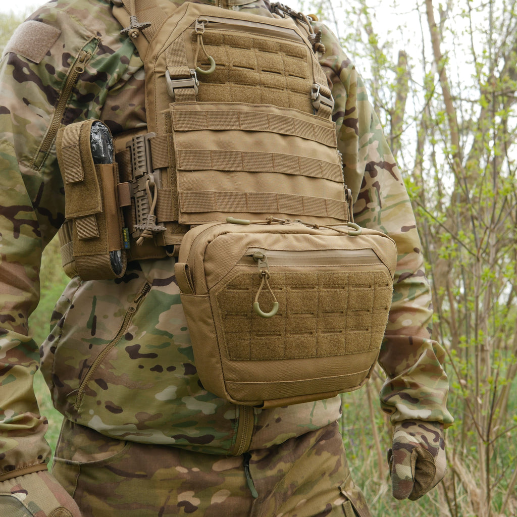 Сумка-напашник койот XL Kiborg GU з NIR-просоченням