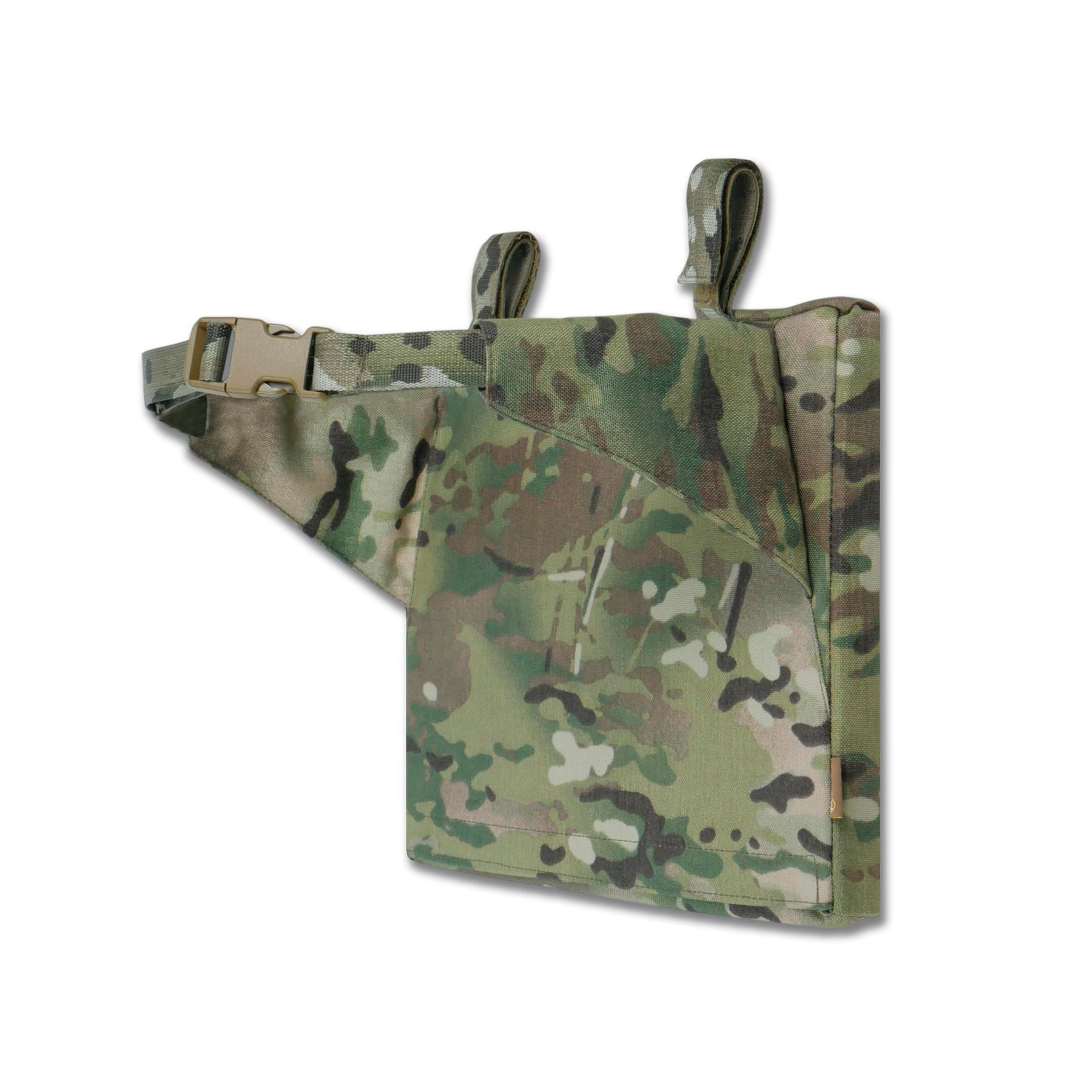 Тактичний каремат (сидушка) 36 × 26 см Militex 20mm Cordura original USA Мультикам
