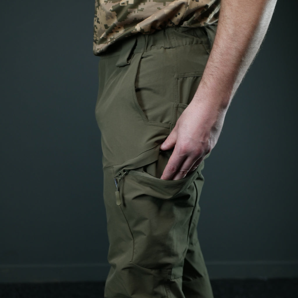 Тактичні літні штани GECON BR | Nylon-Stretch | Колір олива