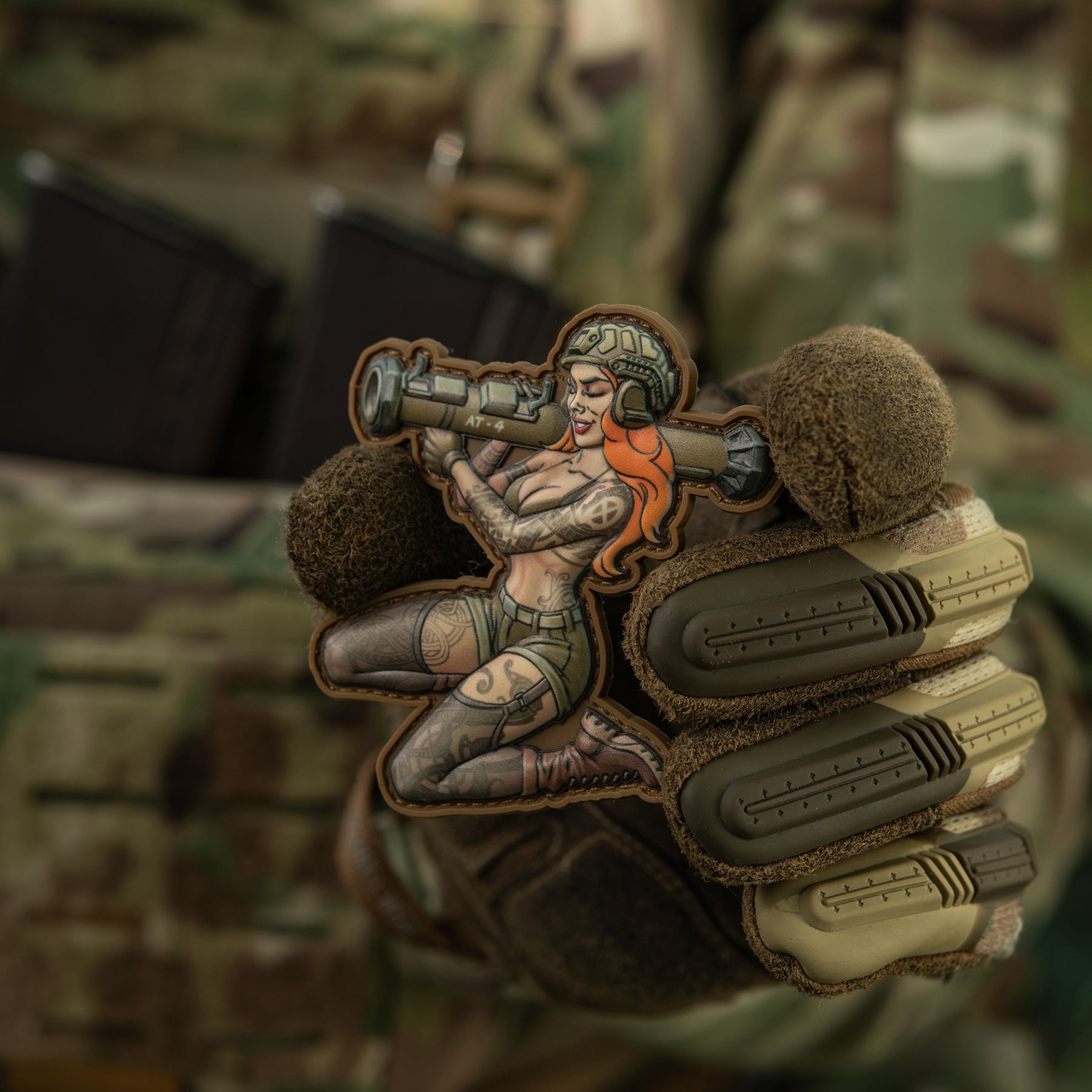 M-Tac нашивка Tactical girl №9 PVC Skandinavik
