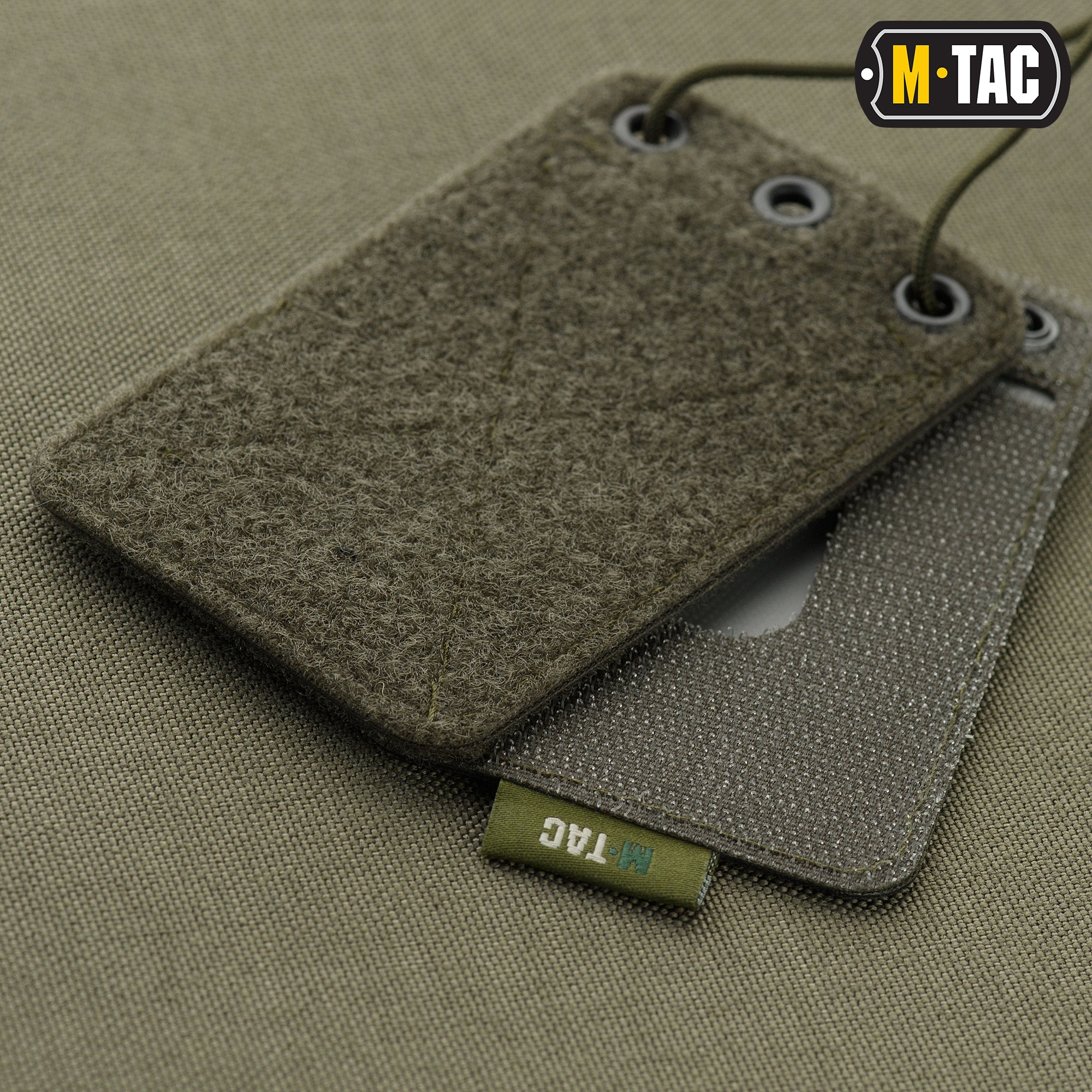 M-Tac бейдж з прозрачною панеллю Ranger Green