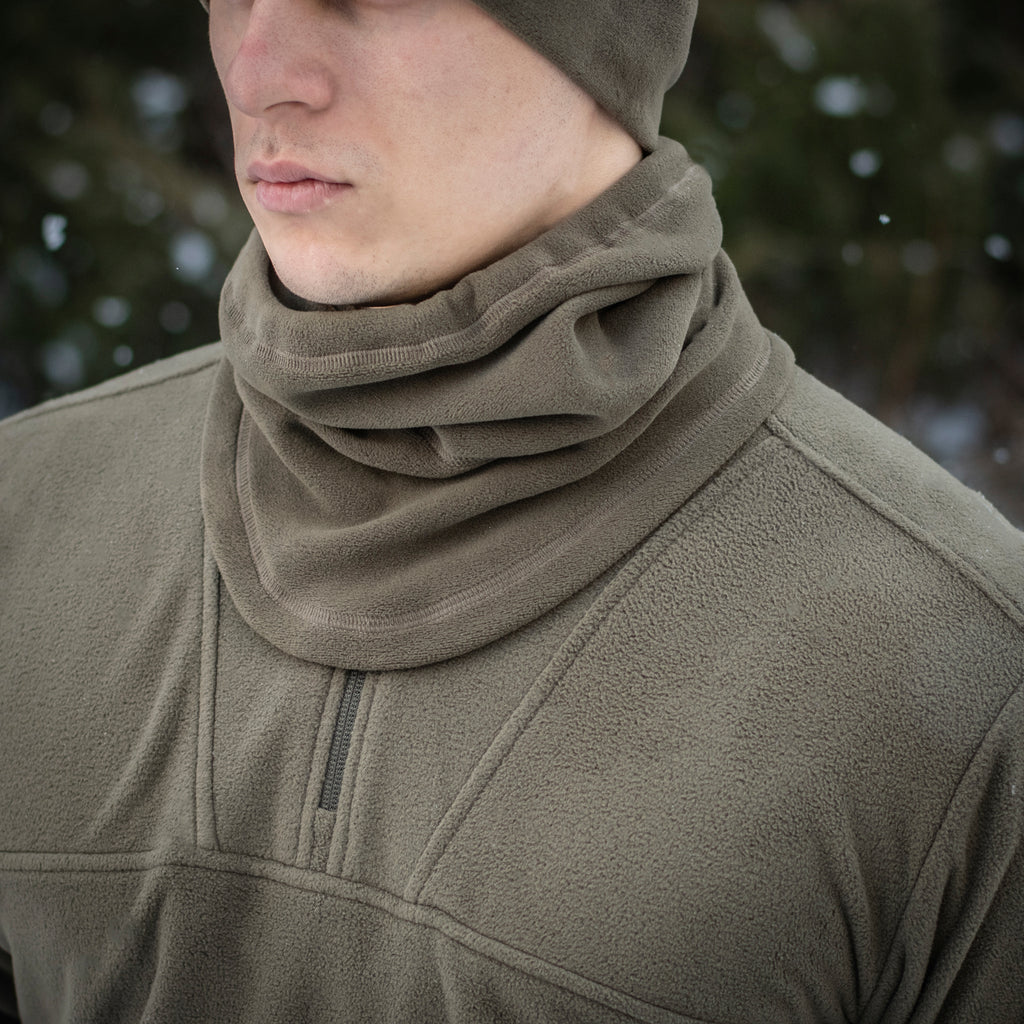 M-Tac шарф-труба анатомічний з затяжкою Polartec Dark Olive