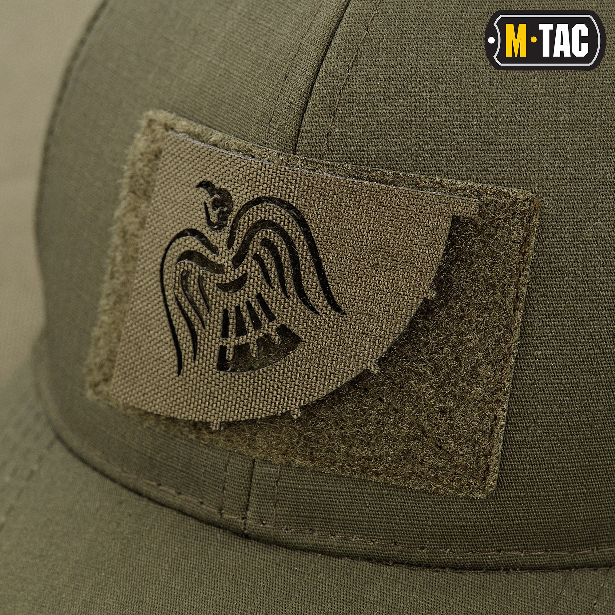 M-Tac нашивка Знамя Ворона скрізна Laser Cut Ranger Green