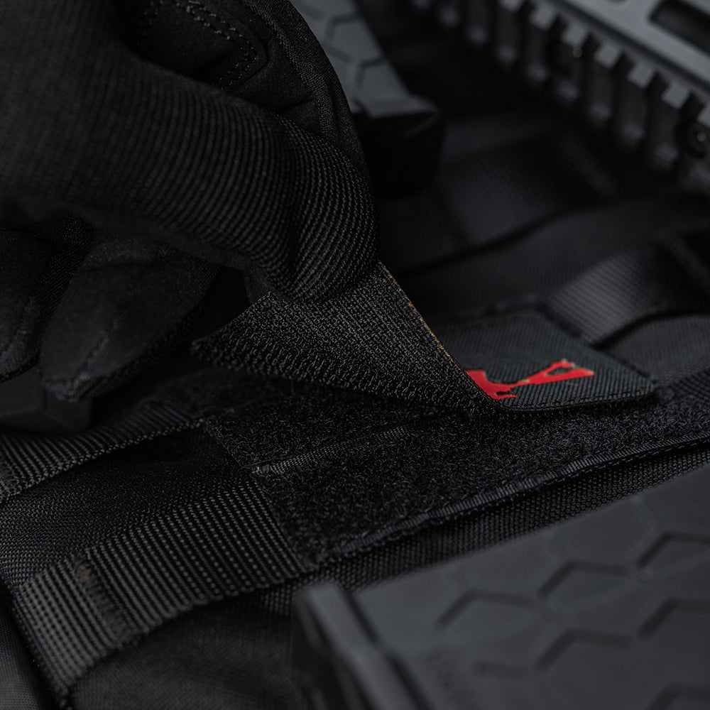 M-Tac нашивка AR-15 223/5,56 Laser Cut Black/Red