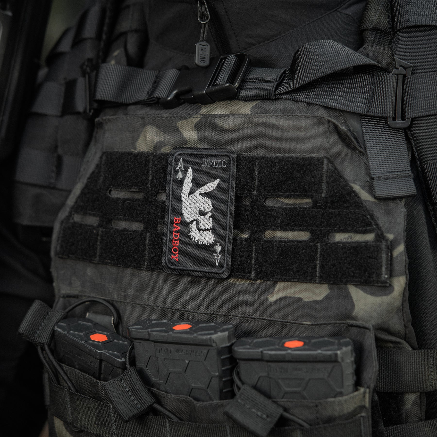 M-Tac нашивка Bad Boy (вишивка) Black