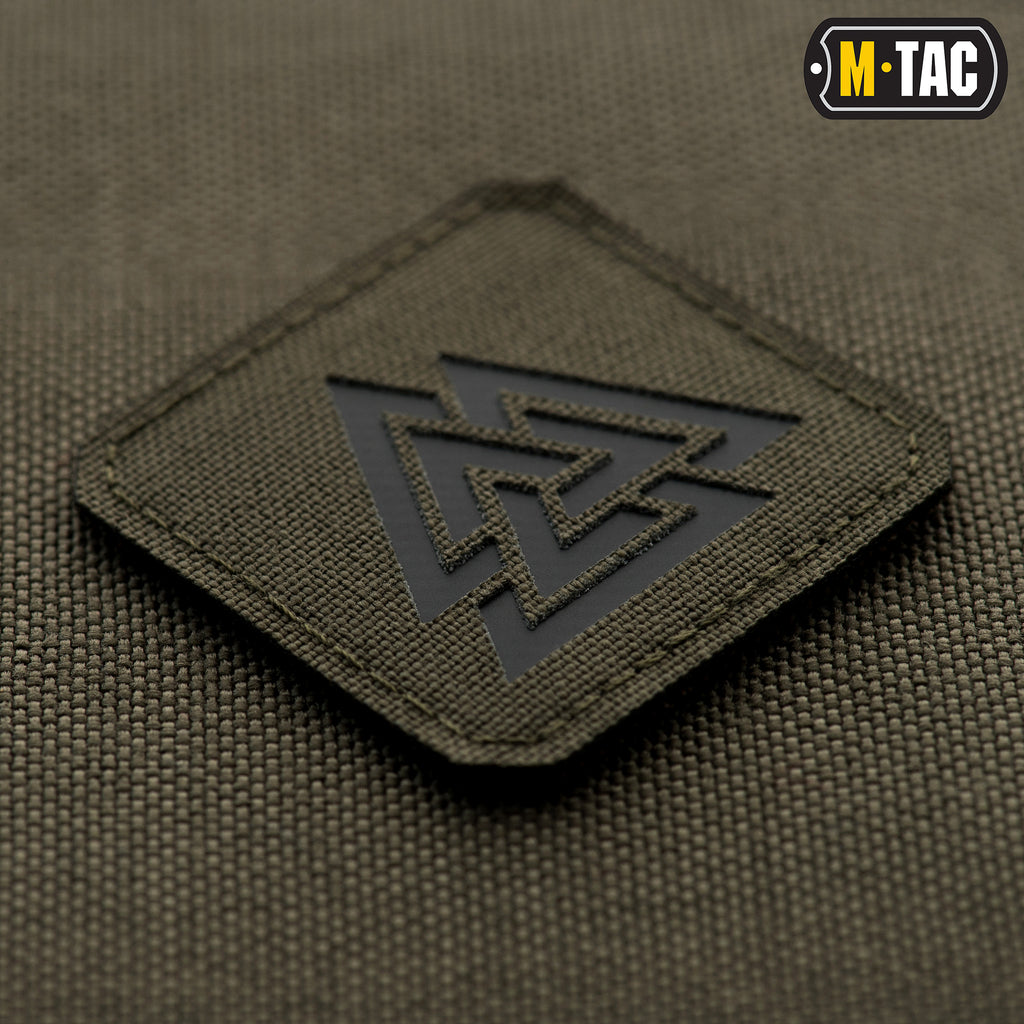 M-Tac нашивка Валькнут Laser Cut Ranger Green/Black