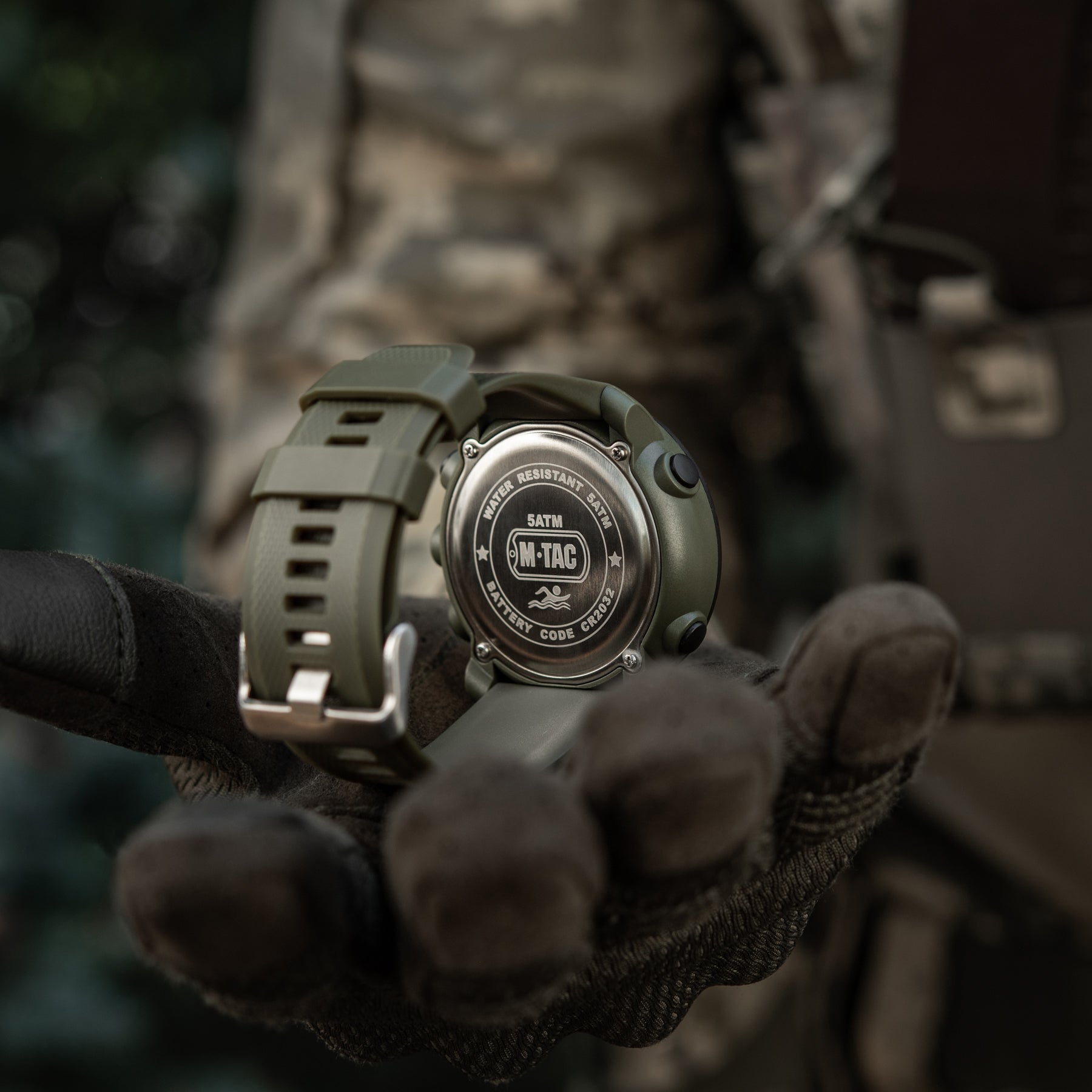 M-Tac годинник тактичний з компасом 2095 Army Green