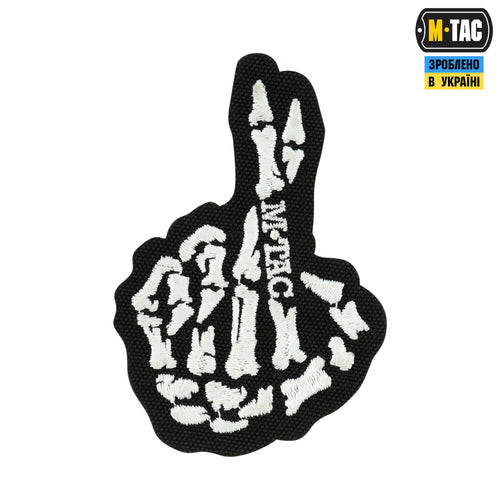 M-Tac нашивка Crossed Fingers (вишивка) Black