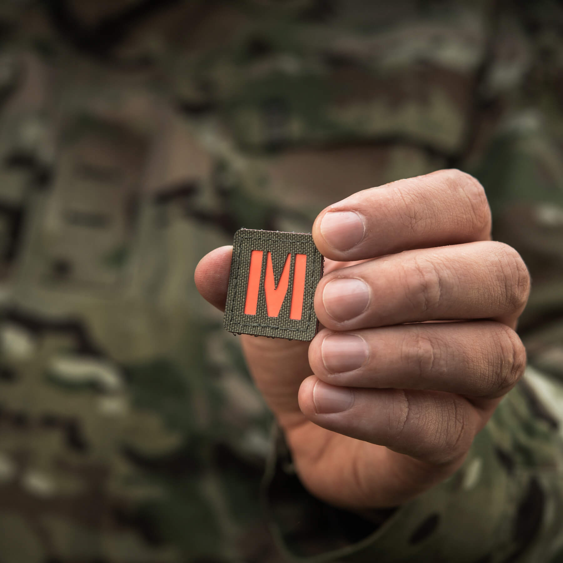 M-Tac нашивка MARCH Ranger Green/Red/GID