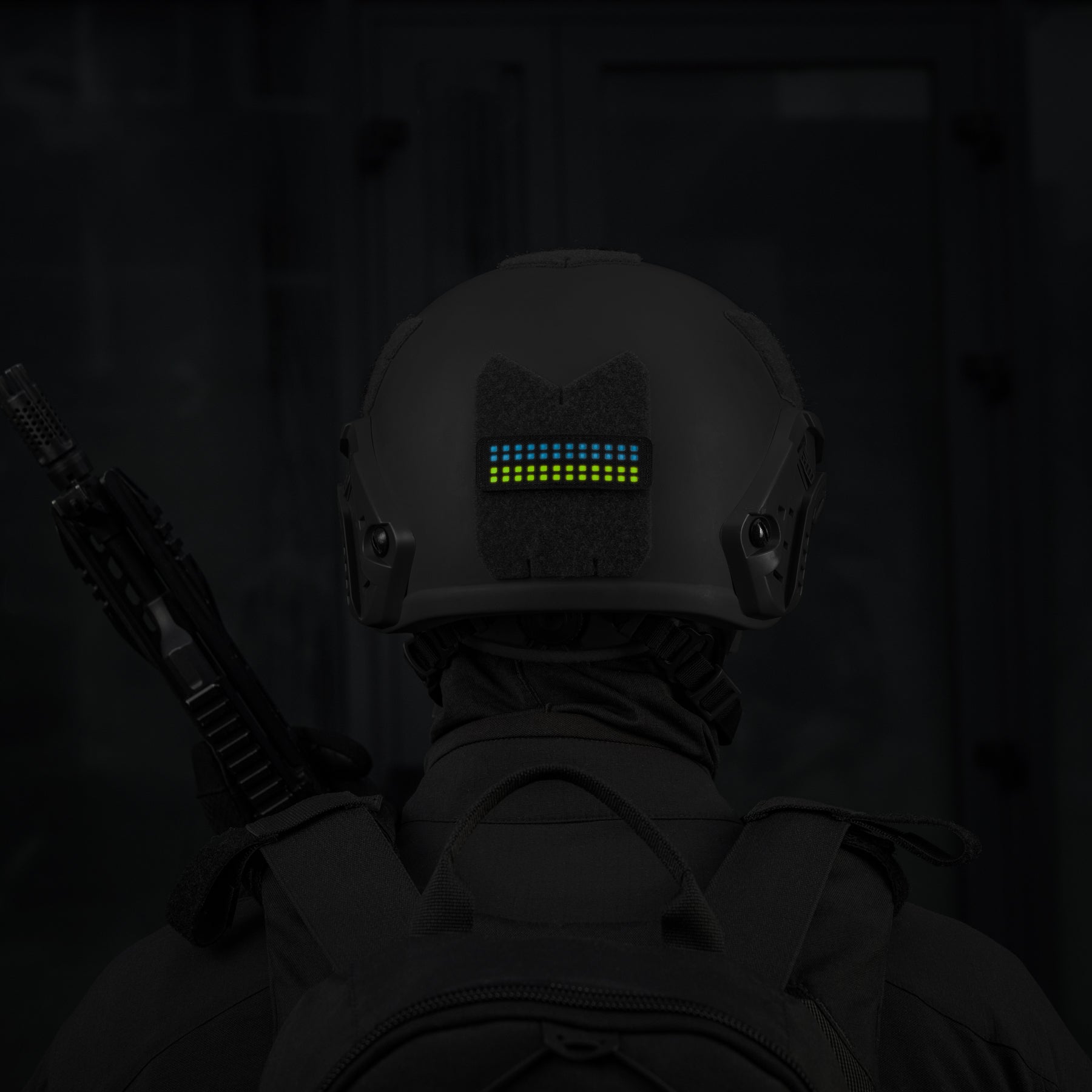 M-Tac нашивка прапор України 25х80 Laser Cut Black/Yellow/Blue/GID