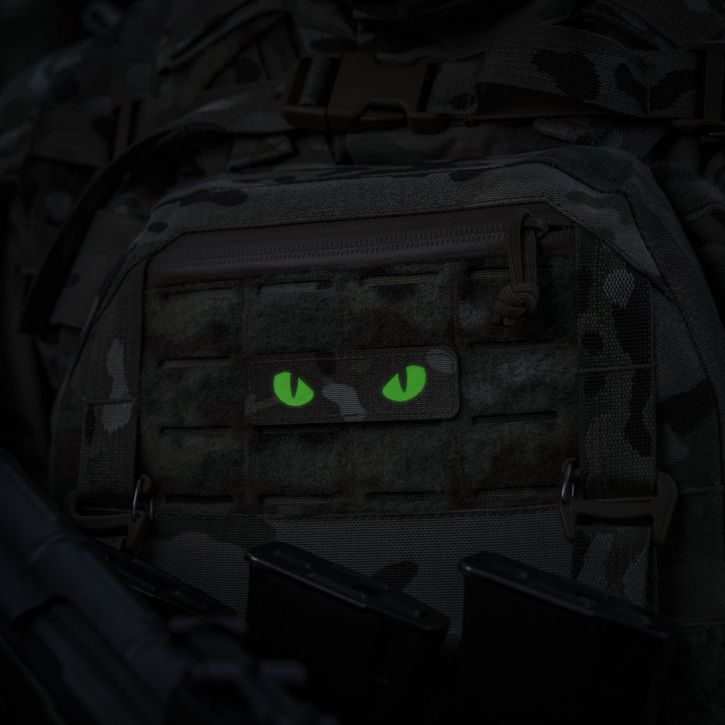 M-Tac нашивка Cat Eyes Laser Cut Multicam/Green/GID
