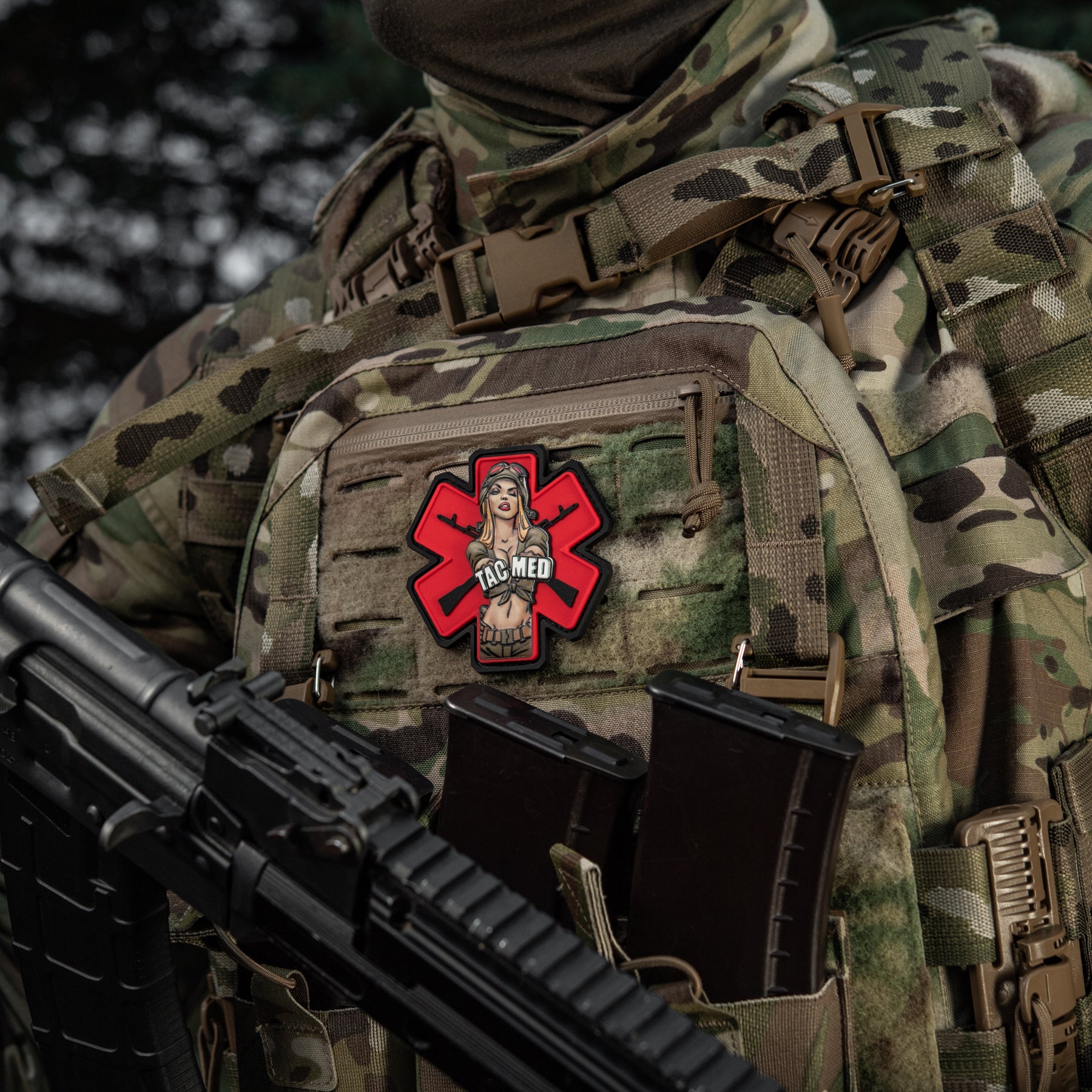 M-Tac нашивка TacMed PVC Olive