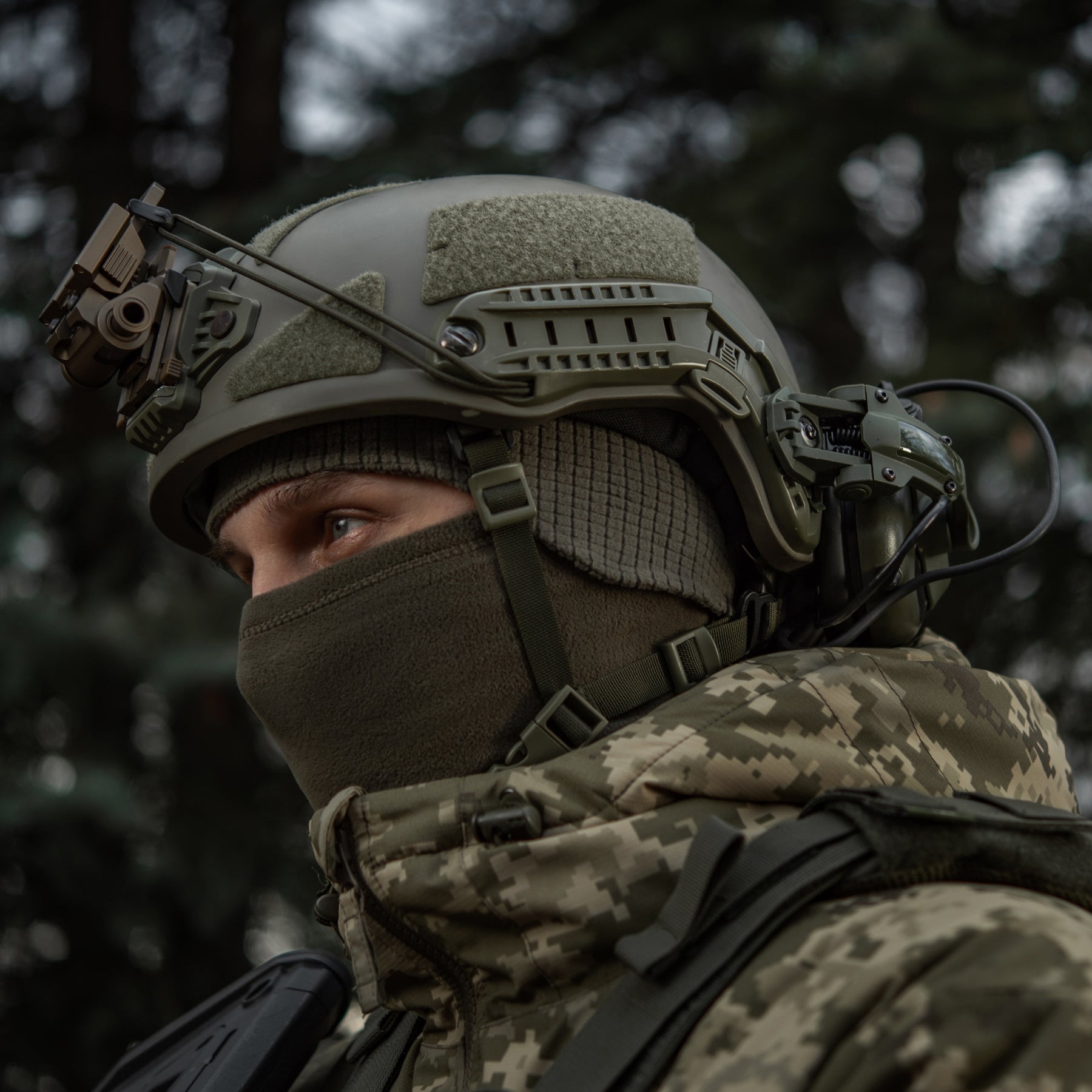 M-Tac шапка-підшоломник Gen.II фліс ріп-стоп Dark Olive