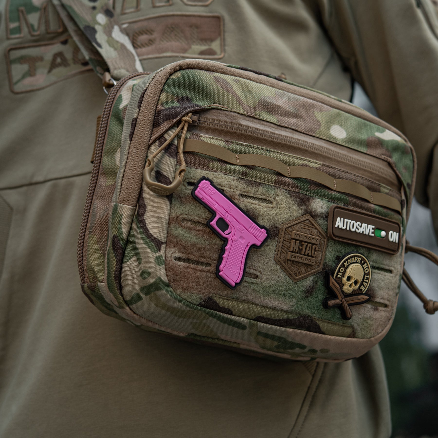 M-Tac нашивка Glock Pink