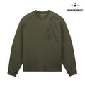 Phantom Project/M-Tac футболка Long Zipper combo Cotton Nylon Ranger Green