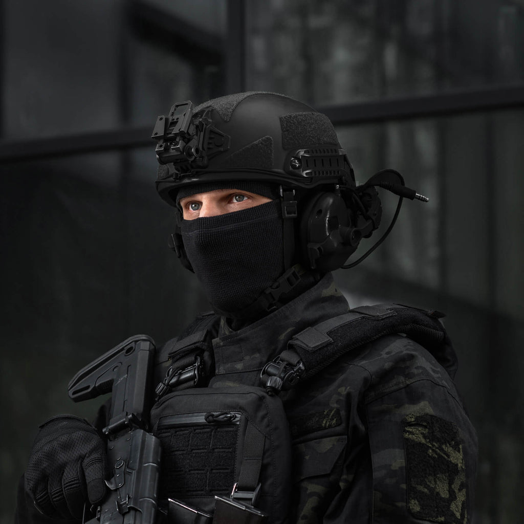 M-Tac балаклава-ніндзя Basic мікрофліс ріп-стоп Black