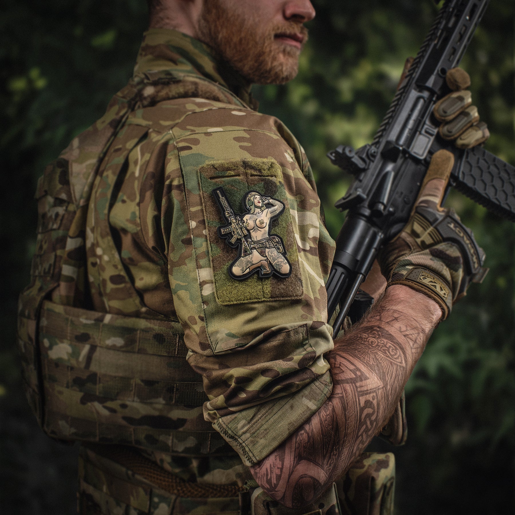 M-Tac нашивка Tactical girl Skandinavik PVC MC
