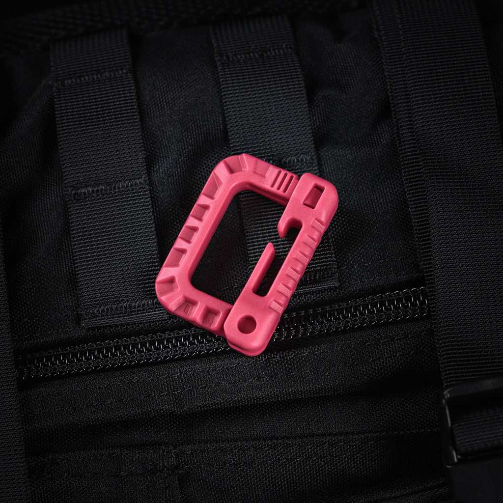 Карабін пластиковий Grimloc Pink