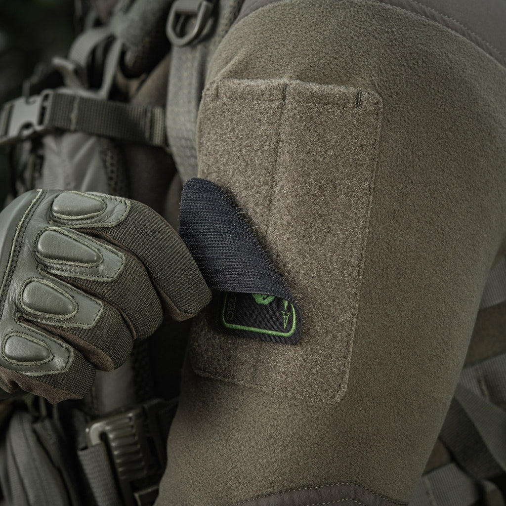 M-Tac нашивка Face of war (вишивка) Black/Olive