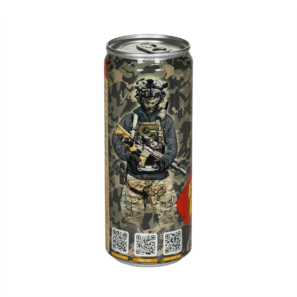 Military Black Coffee Company energy drink Вишня без цукру